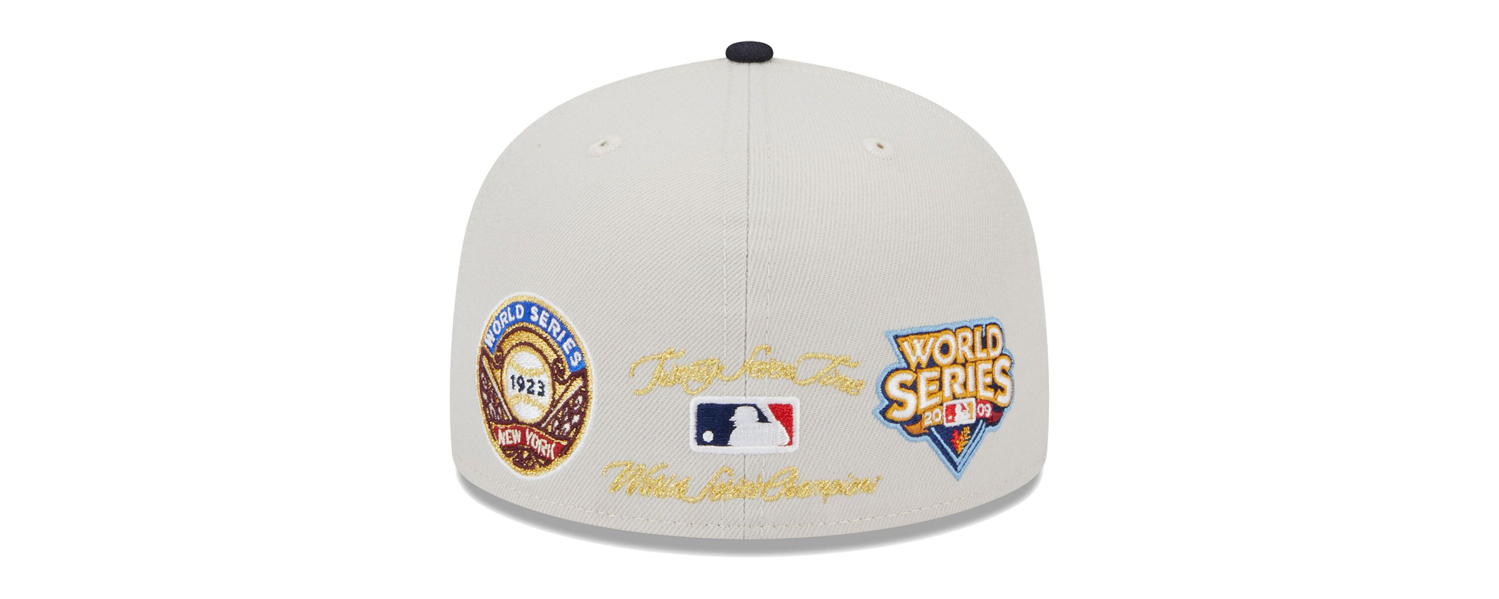MLB Gray/Navy New York Yankees World Class Back Patch 59FIFTY Fitted Hat