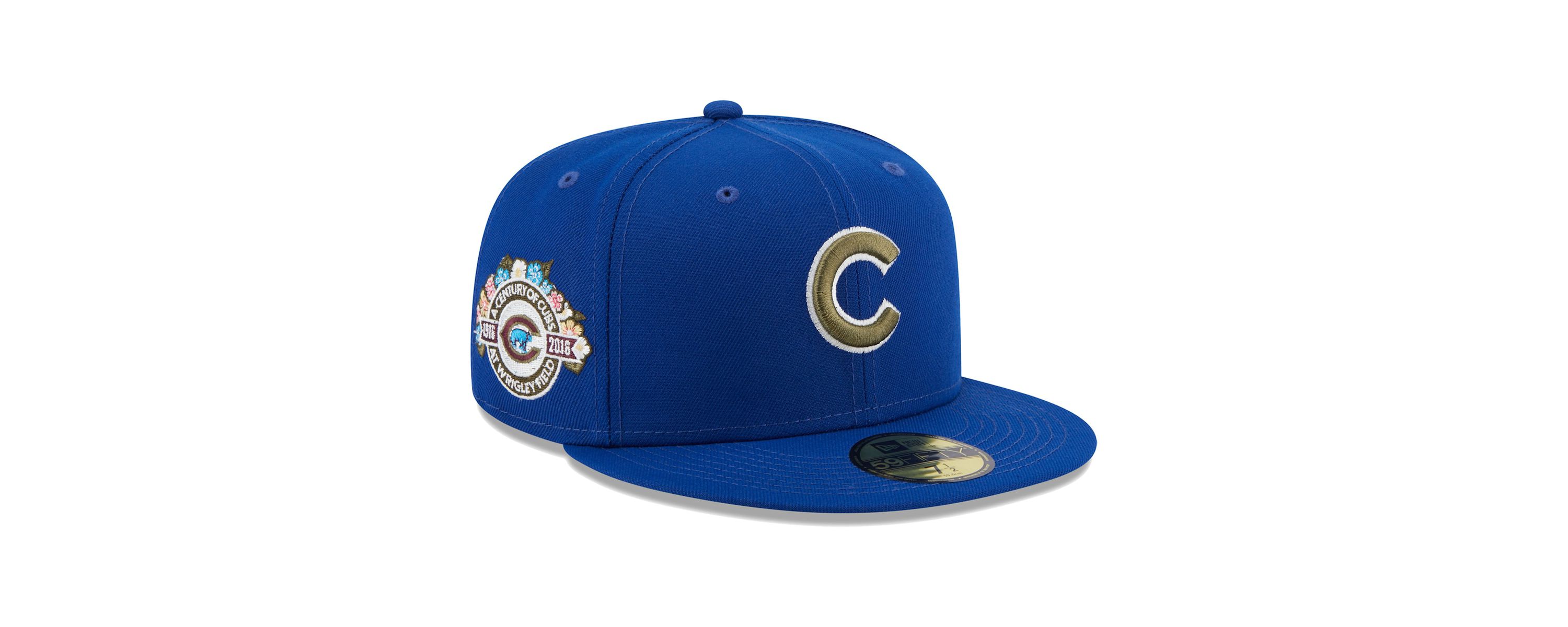 MLB Chicago Cubs 100th Anniversary Spring Training Botanical 59FIFTY Fitted Hat