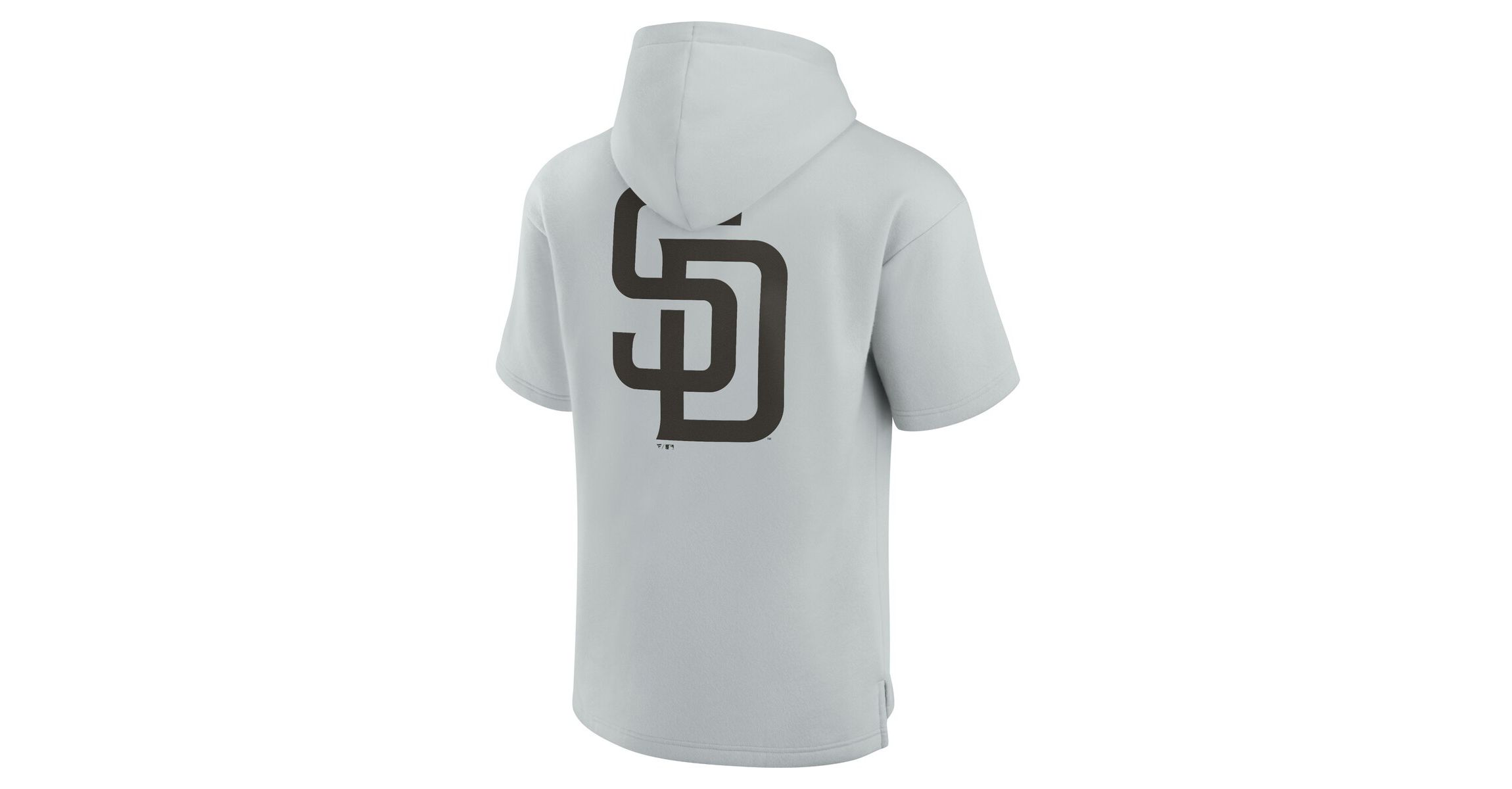 MLB Unisex Fanatics San Diego Padres Elements Super Soft Fleece Short Sleeve Pullover Hoodie