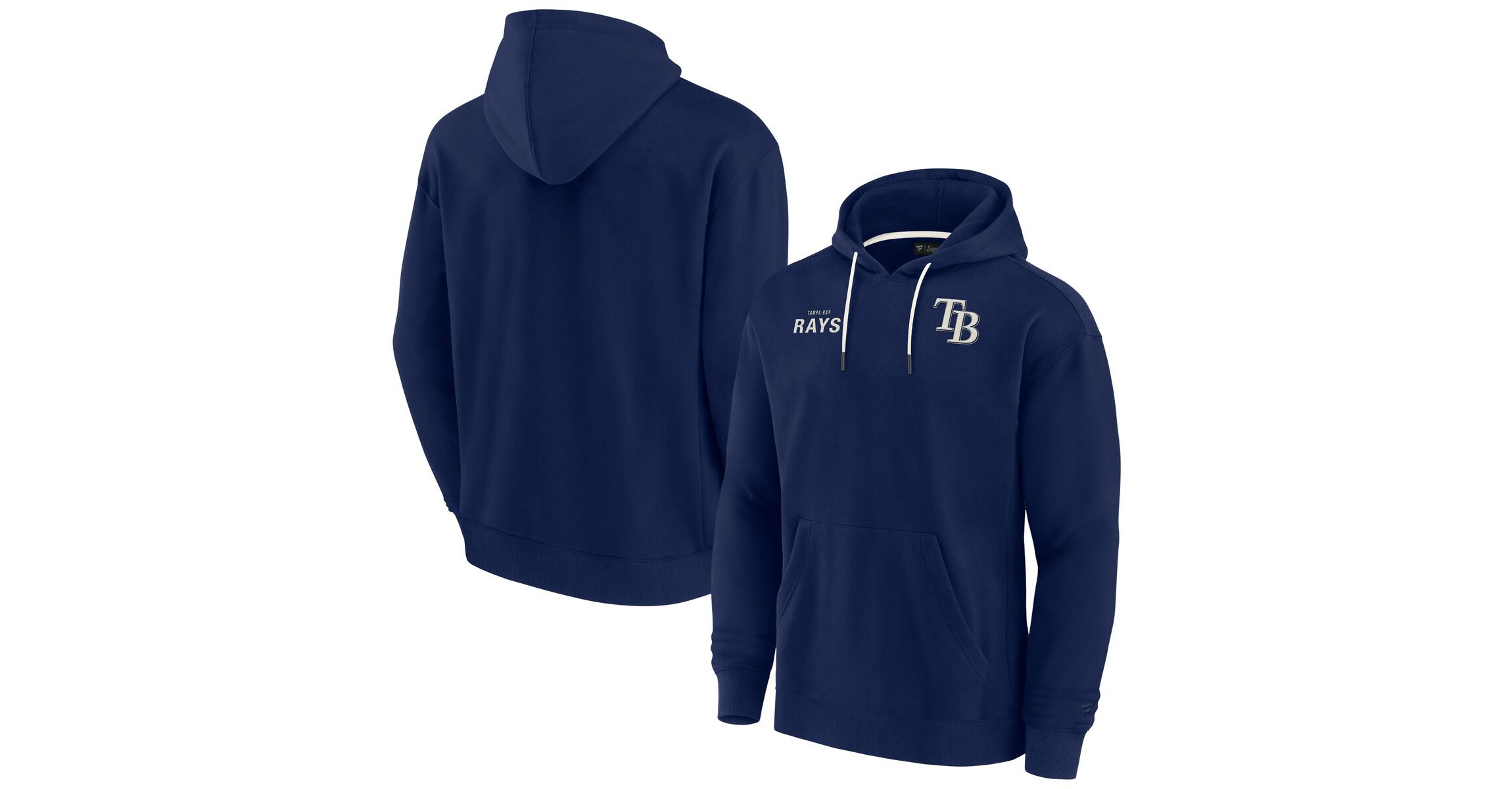 MLB Unisex Fanatics Tampa Bay Rays Elements Super Soft Fleece Pullover Hoodie