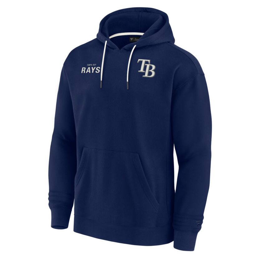 MLB Unisex Fanatics Tampa Bay Rays Elements Super Soft Fleece Pullover Hoodie