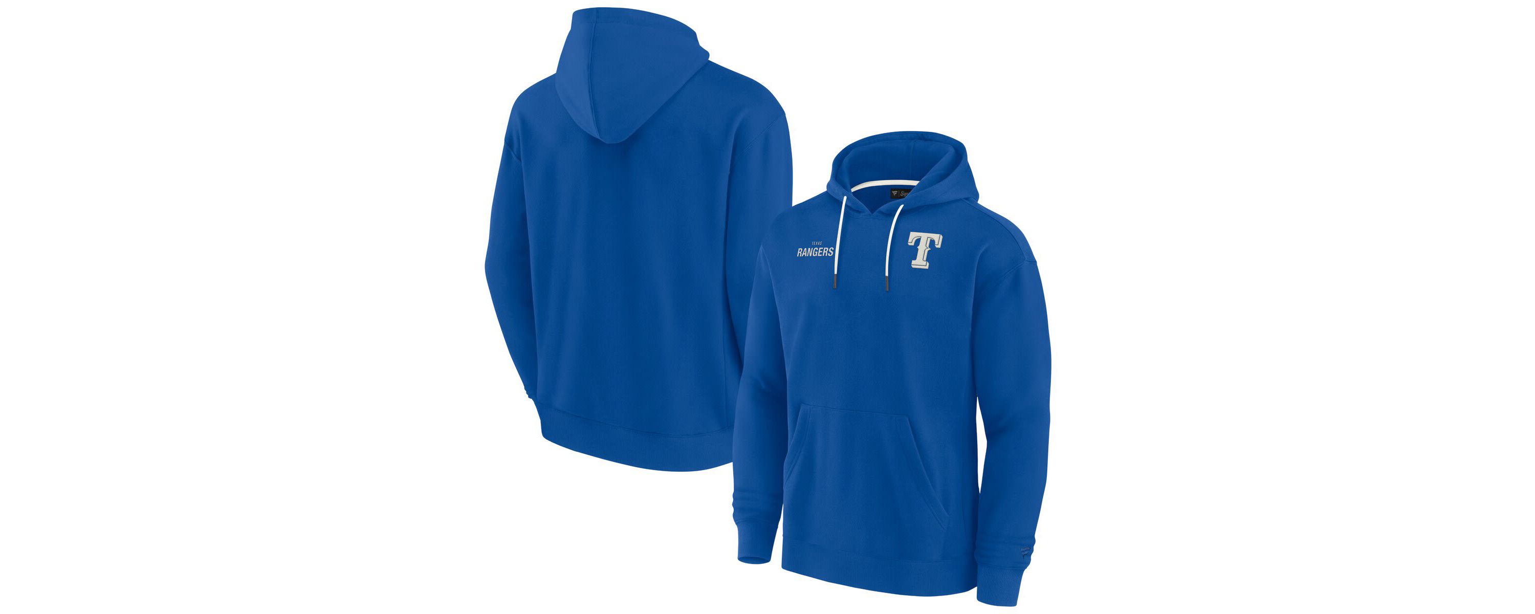 MLB Unisex Fanatics Texas Rangers Elements Super Soft Fleece Pullover Hoodie
