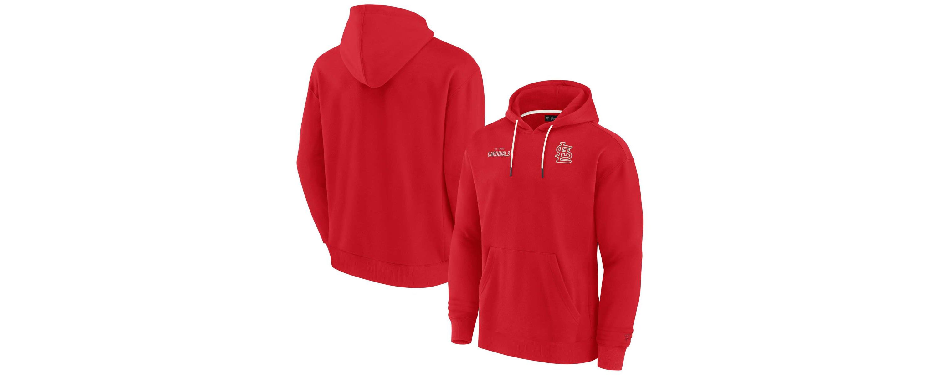 MLB Unisex Fanatics St. Louis Cardinals Elements Super Soft Fleece Pullover Hoodie