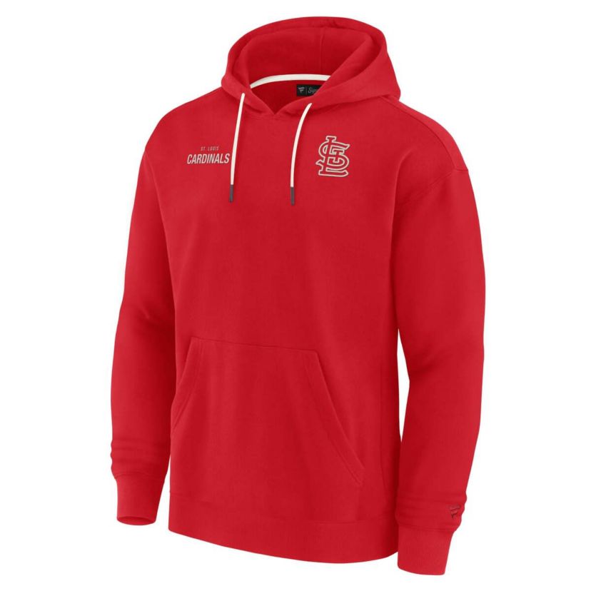 MLB Unisex Fanatics St. Louis Cardinals Elements Super Soft Fleece Pullover Hoodie