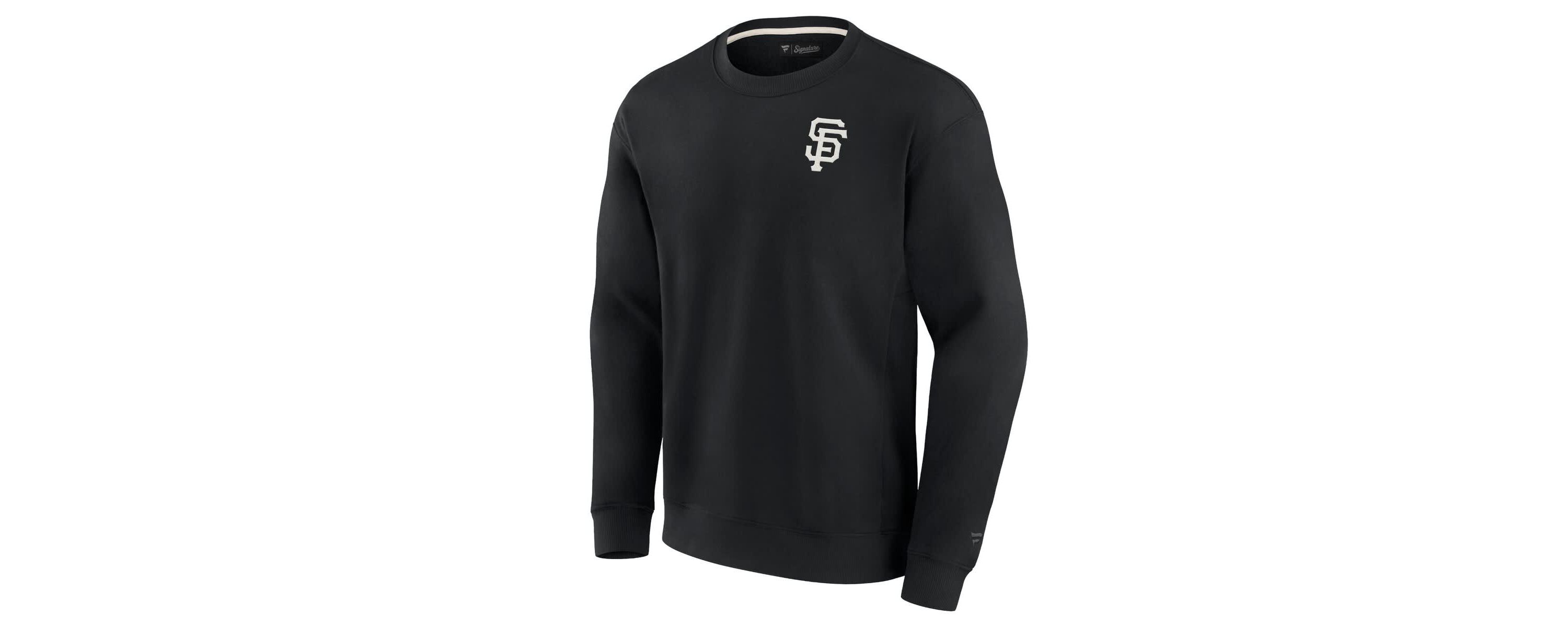 MLB Unisex Fanatics San Francisco Giants Super Soft Pullover Crew Sweatshirt