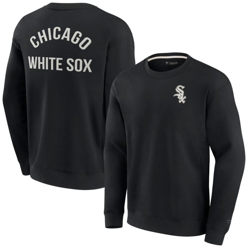 Chicago White Sox MLB Unisex Fanatics Chicago Sox Super Soft Pullover Crew Sweatshirt