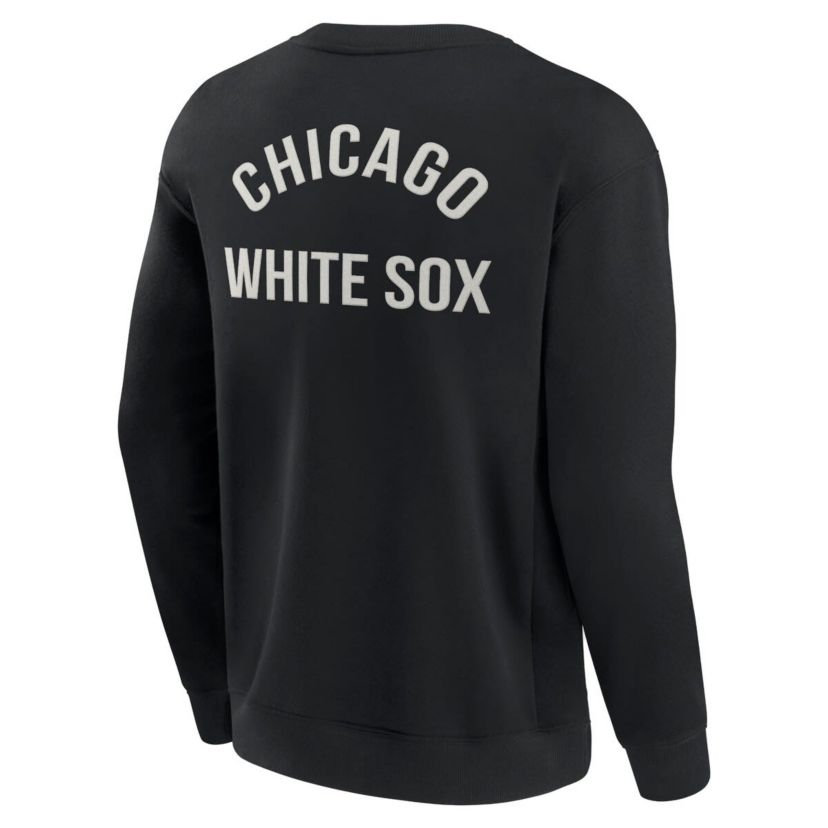 Chicago White Sox MLB Unisex Fanatics Chicago Sox Super Soft Pullover Crew Sweatshirt