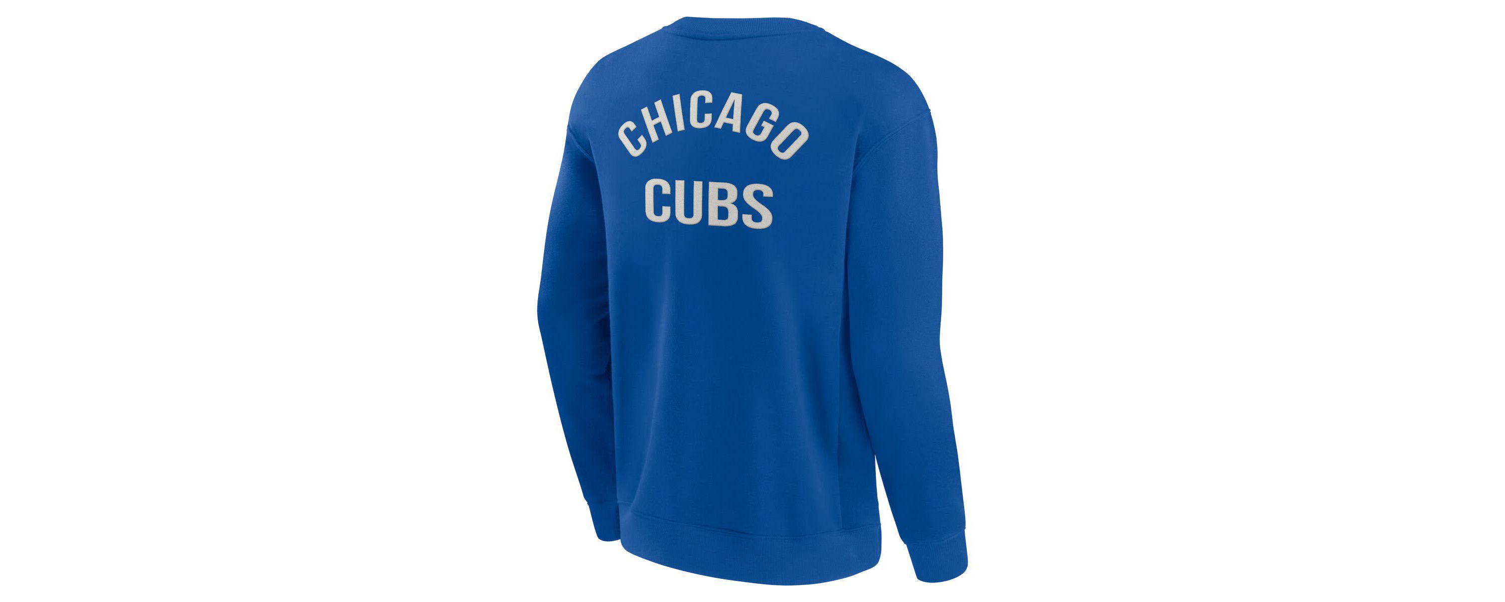 MLB Unisex Fanatics Chicago Cubs Super Soft Pullover Crew Sweatshirt