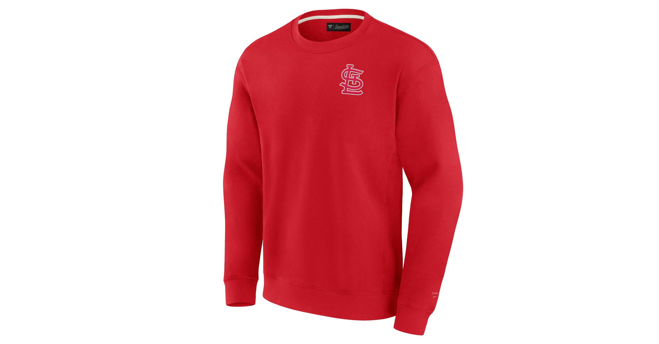 MLB Unisex Fanatics St. Louis Cardinals Super Soft Pullover Crew Sweatshirt