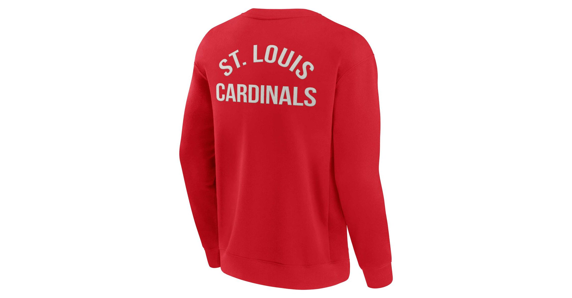 MLB Unisex Fanatics St. Louis Cardinals Super Soft Pullover Crew Sweatshirt