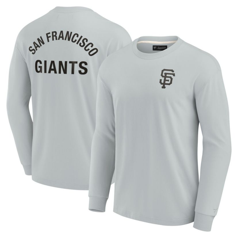 MLB Unisex Fanatics San Francisco Giants Elements Super Soft Long Sleeve T-Shirt