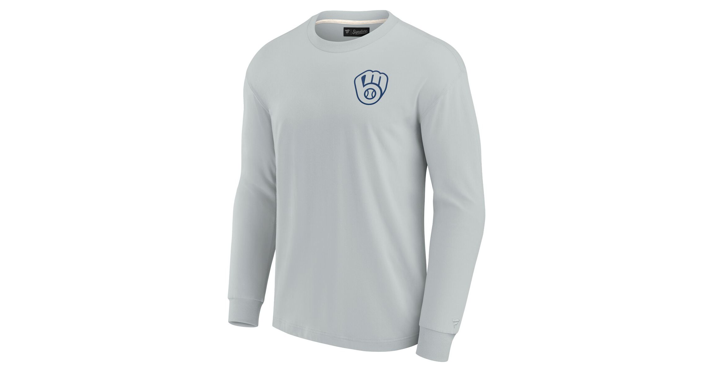 MLB Unisex Fanatics Milwaukee Brewers Elements Super Soft Long Sleeve T-Shirt