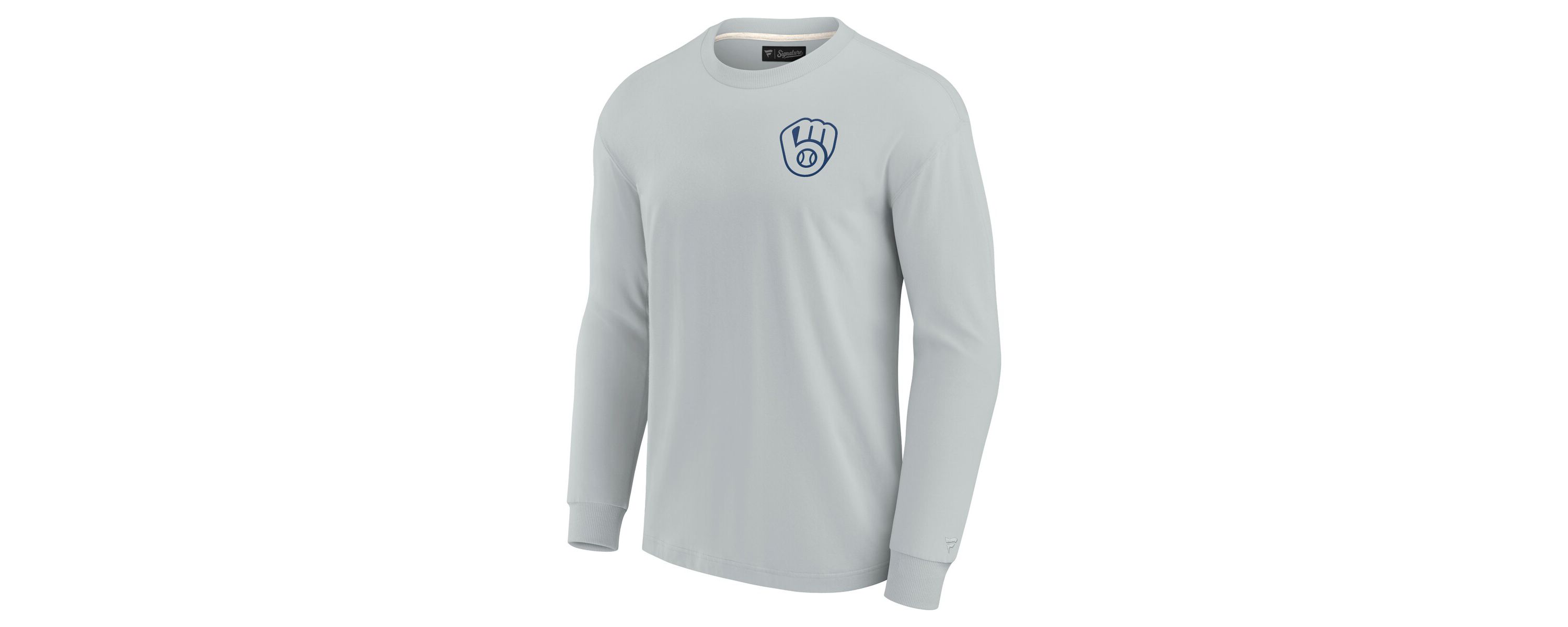 MLB Unisex Fanatics Milwaukee Brewers Elements Super Soft Long Sleeve T-Shirt