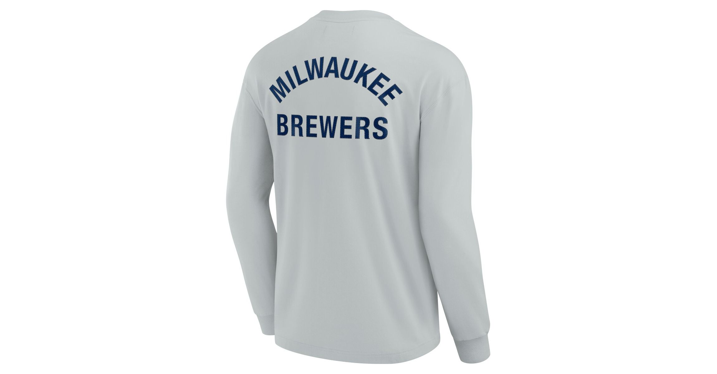 MLB Unisex Fanatics Milwaukee Brewers Elements Super Soft Long Sleeve T-Shirt