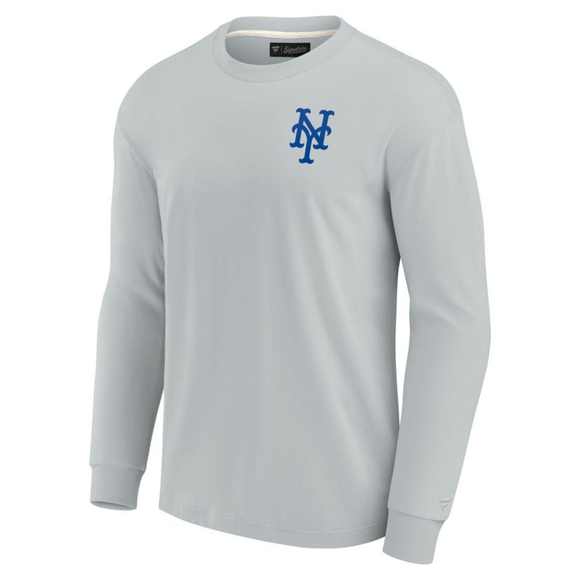 MLB Unisex Fanatics New York Mets Elements Super Soft Long Sleeve T-Shirt