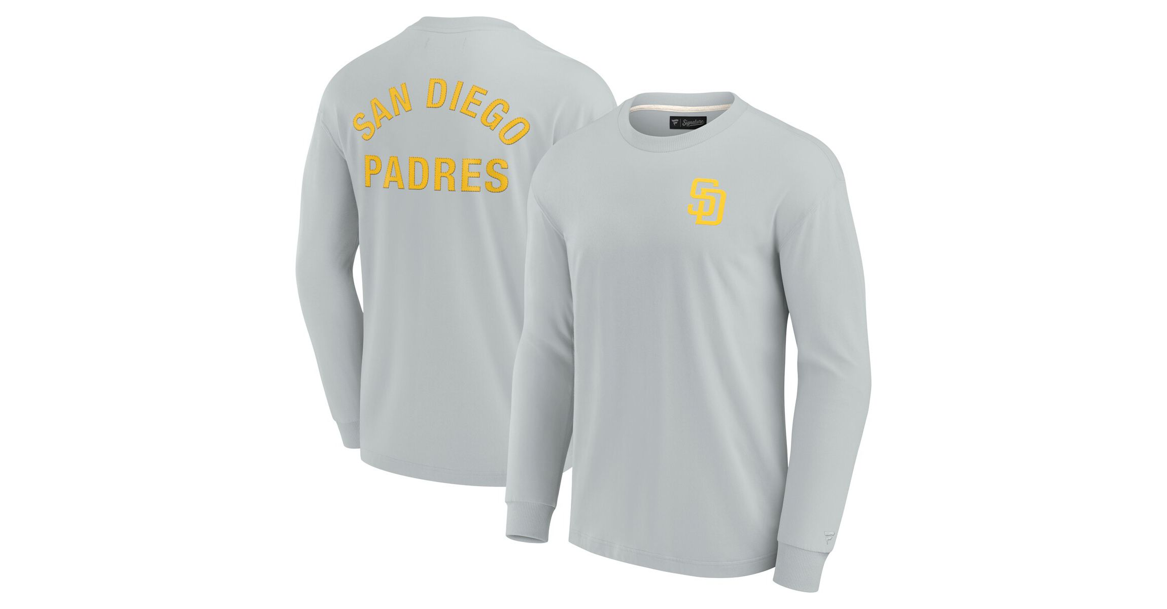 MLB Unisex Fanatics San Diego Padres Elements Super Soft Long Sleeve T-Shirt