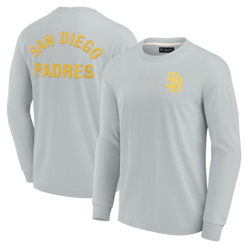 MLB Unisex Fanatics San Diego Padres Elements Super Soft Long Sleeve T-Shirt