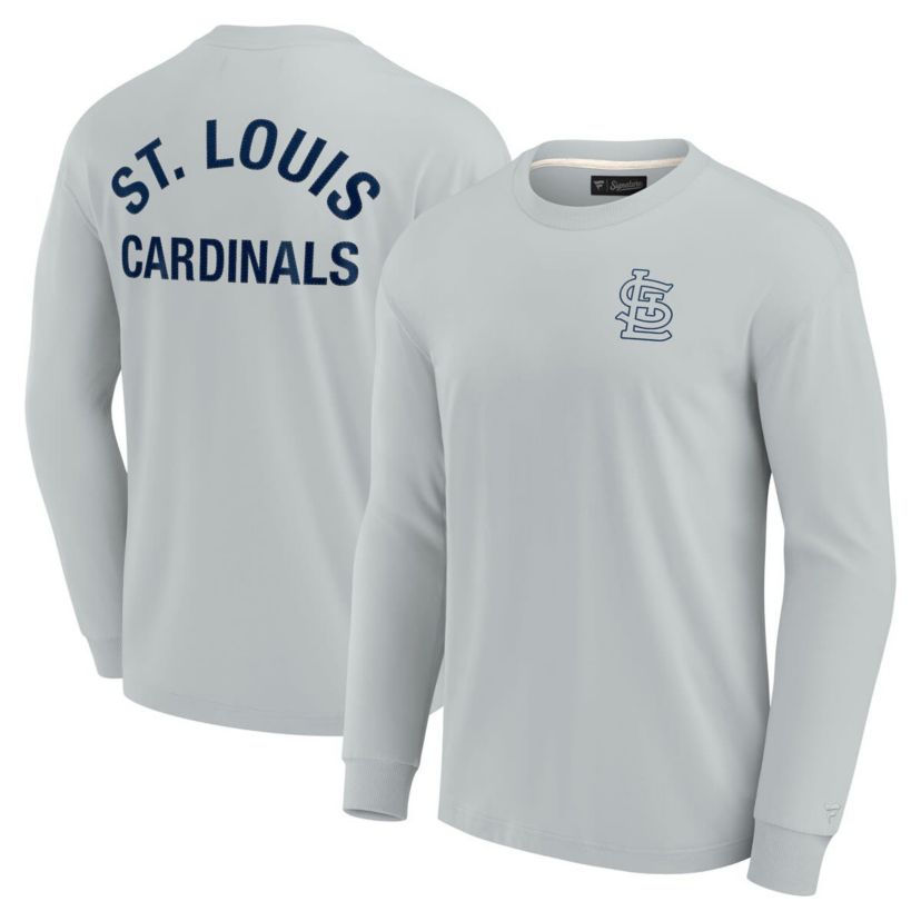 MLB Unisex Fanatics St. Louis Cardinals Elements Super Soft Long Sleeve T-Shirt