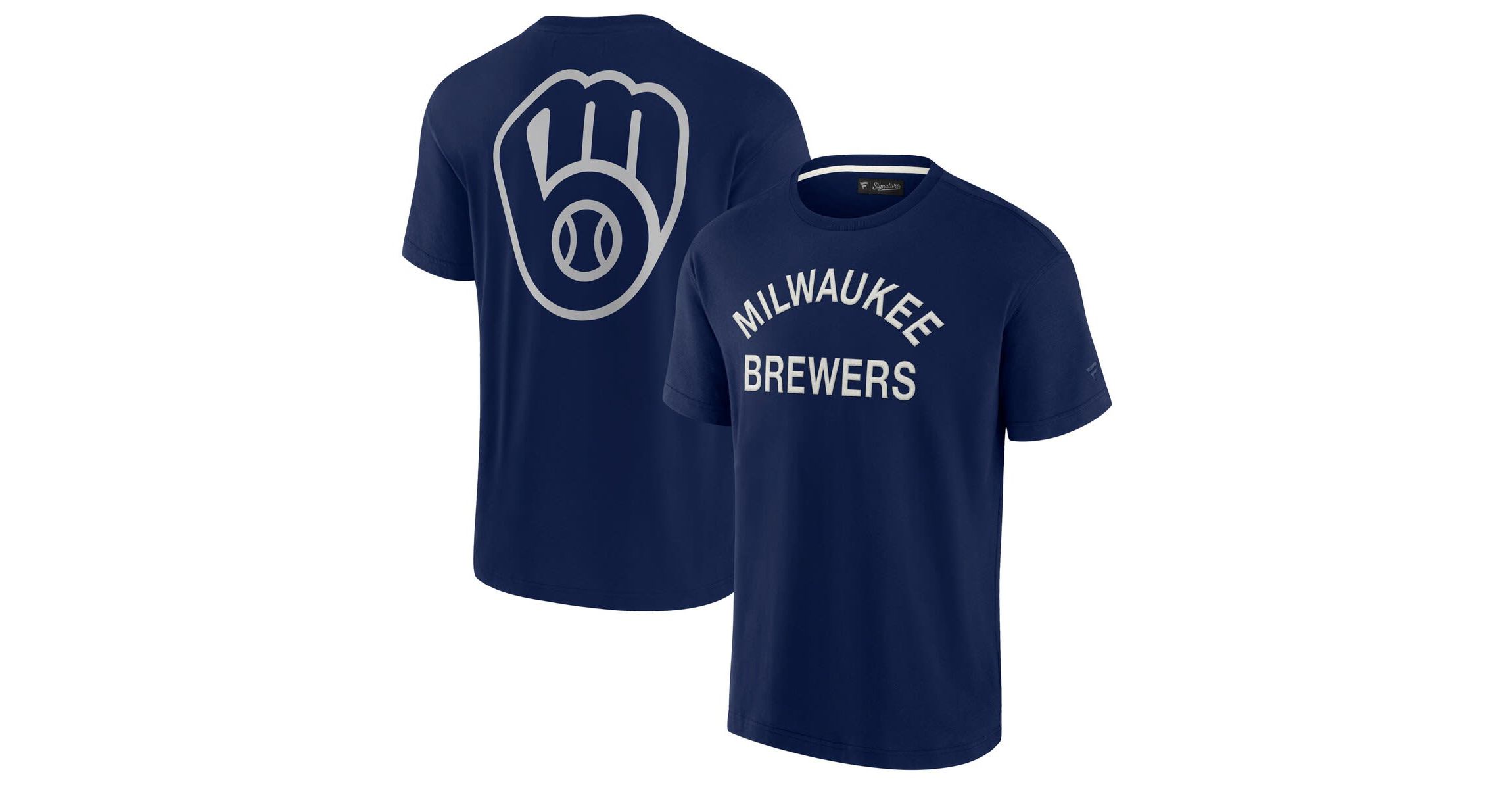 MLB Unisex Fanatics Milwaukee Brewers Elements Super Soft Short Sleeve T-Shirt