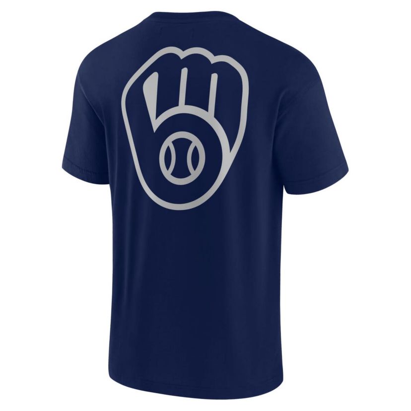 MLB Unisex Fanatics Milwaukee Brewers Elements Super Soft Short Sleeve T-Shirt