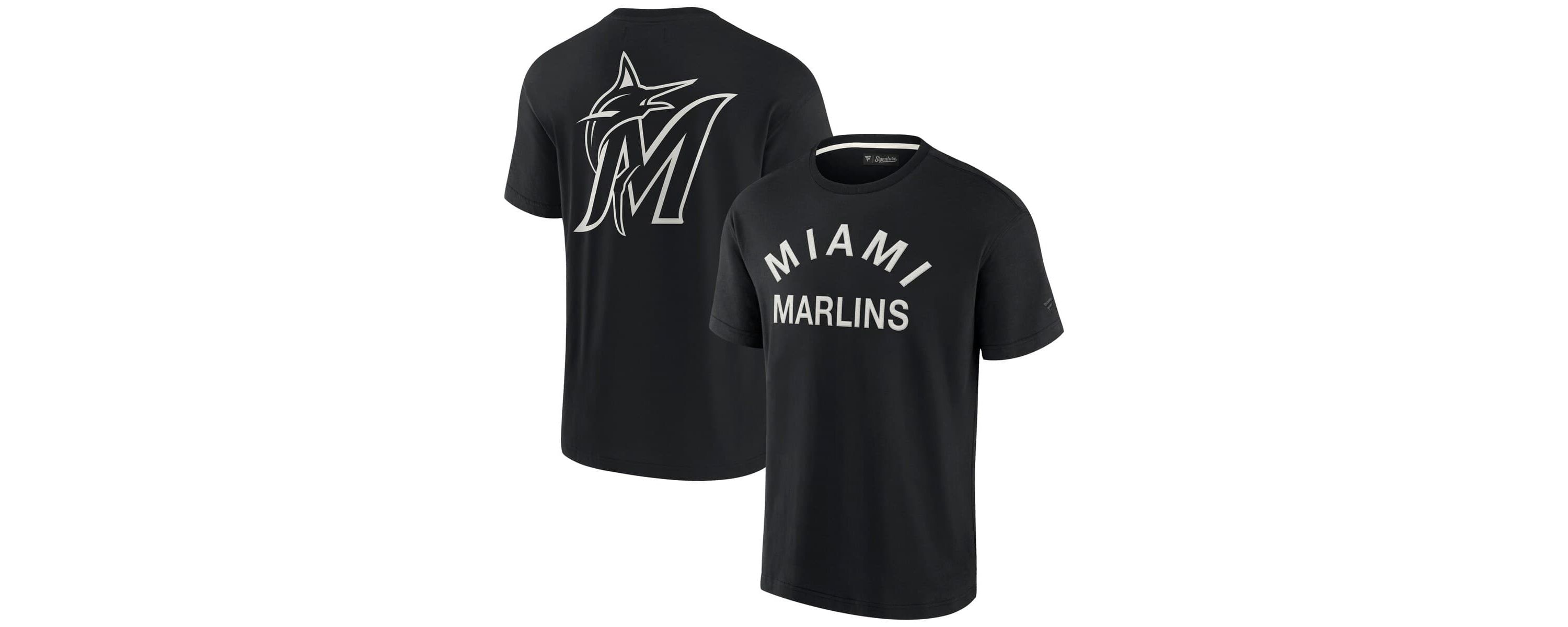 MLB Unisex Fanatics Miami Marlins Elements Super Soft Short Sleeve T-Shirt