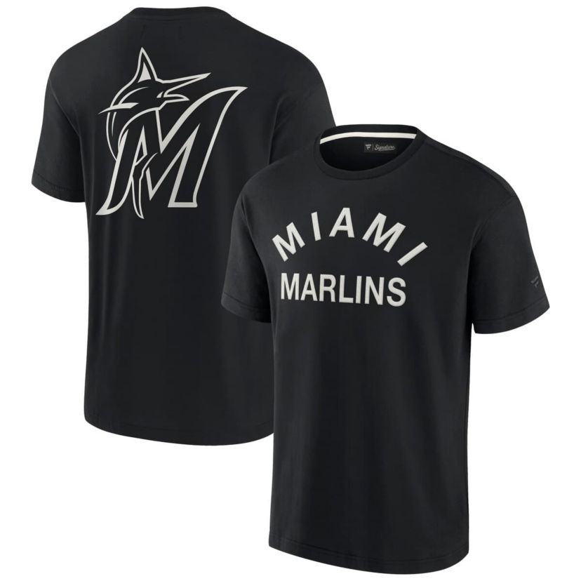 MLB Unisex Fanatics Miami Marlins Elements Super Soft Short Sleeve T-Shirt