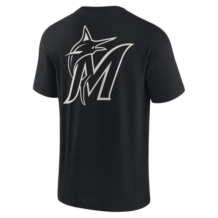 MLB Unisex Fanatics Miami Marlins Elements Super Soft Short Sleeve T-Shirt