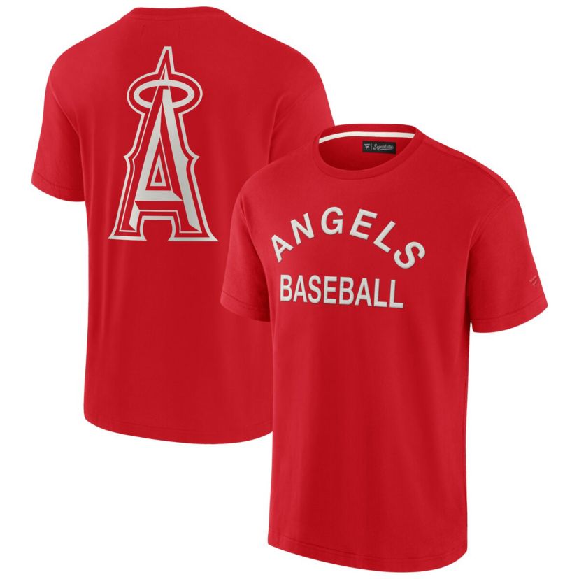 MLB Unisex Fanatics Los Angeles Angels Elements Super Soft Short Sleeve T-Shirt