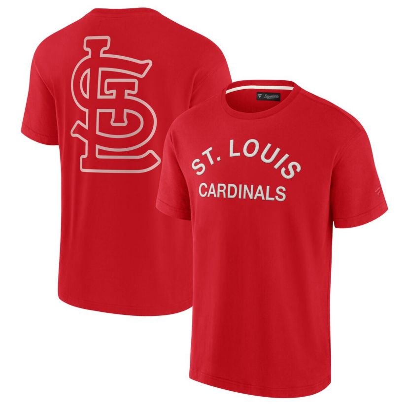 MLB Unisex Fanatics St. Louis Cardinals Elements Super Soft Short Sleeve T-Shirt