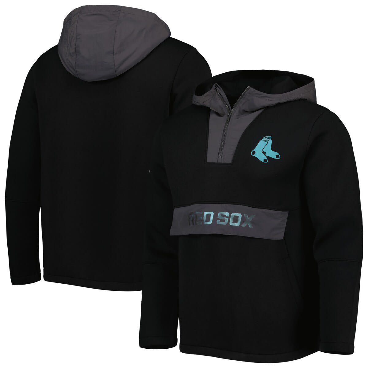 Boston Red Sox MLB Boston Sox Ruckus Quarter-Zip Hoodie