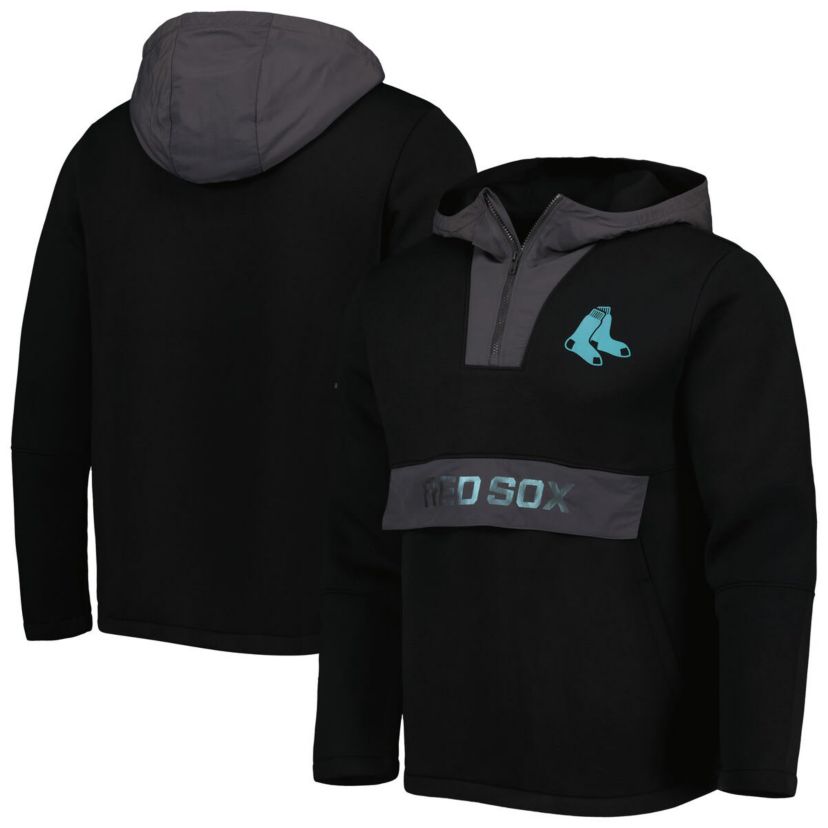 Boston Red Sox MLB Boston Sox Ruckus Quarter-Zip Hoodie