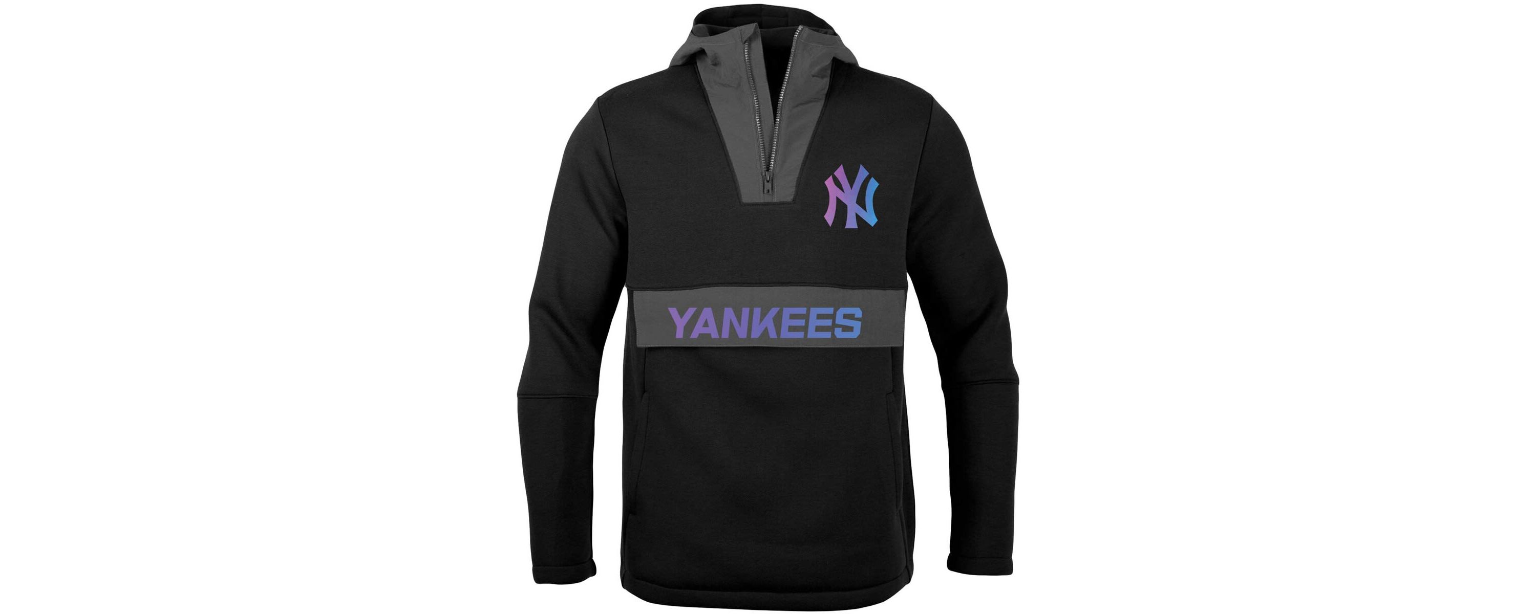 MLB New York Yankees Ruckus Quarter-Zip Hoodie