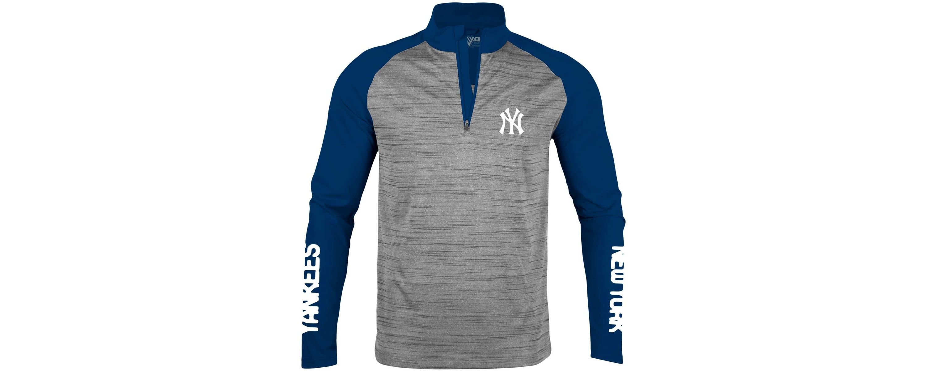 MLB New York Yankees Vandal Raglan Quarter-Zip Top
