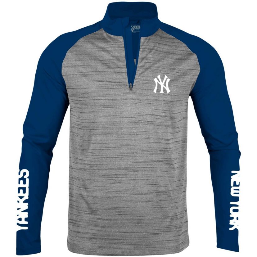 MLB New York Yankees Vandal Raglan Quarter-Zip Top