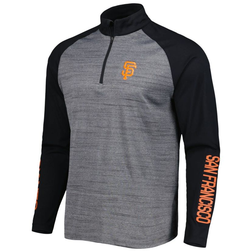 MLB San Francisco Giants Vandal Raglan Quarter-Zip Top