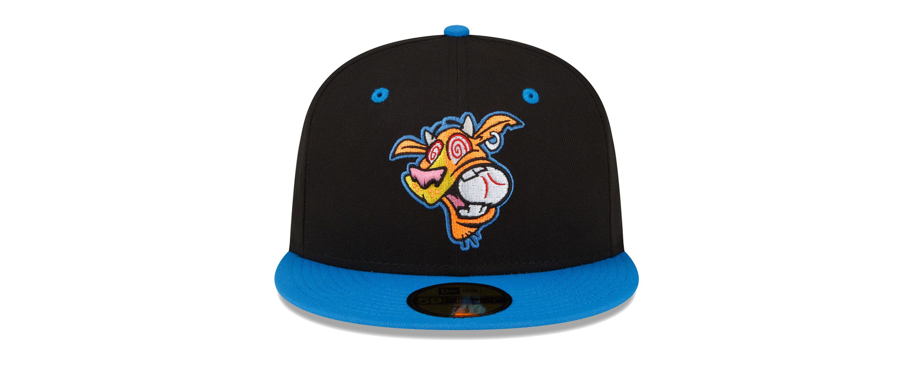 MiLB Black/Blue Rocket City Trash Pandas Copa De La Diversion 59FIFTY Fitted Hat