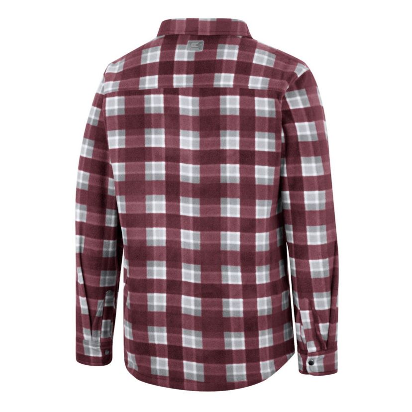 NCAA Maroon/White Arizona State Sun Devils Ellis Plaid Full-Snap Shirt Jacket
