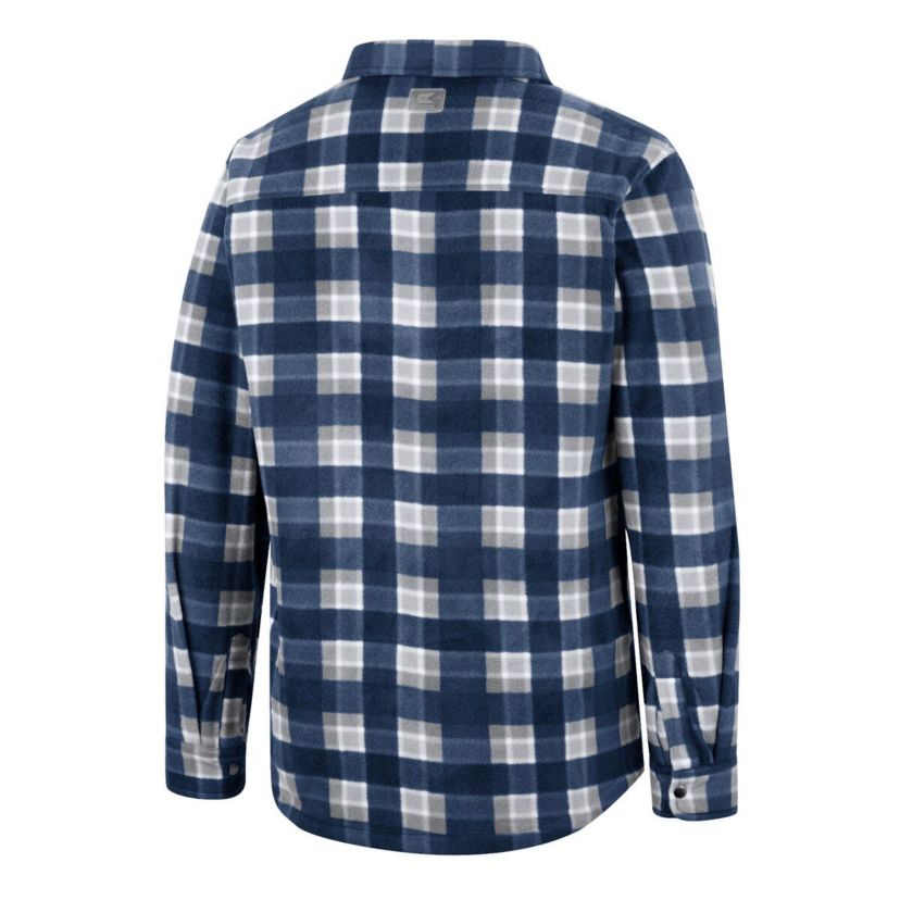 Maine Black Bears NCAA Navy/White Maine Bears Ellis Plaid Full-Snap Shirt Jacket