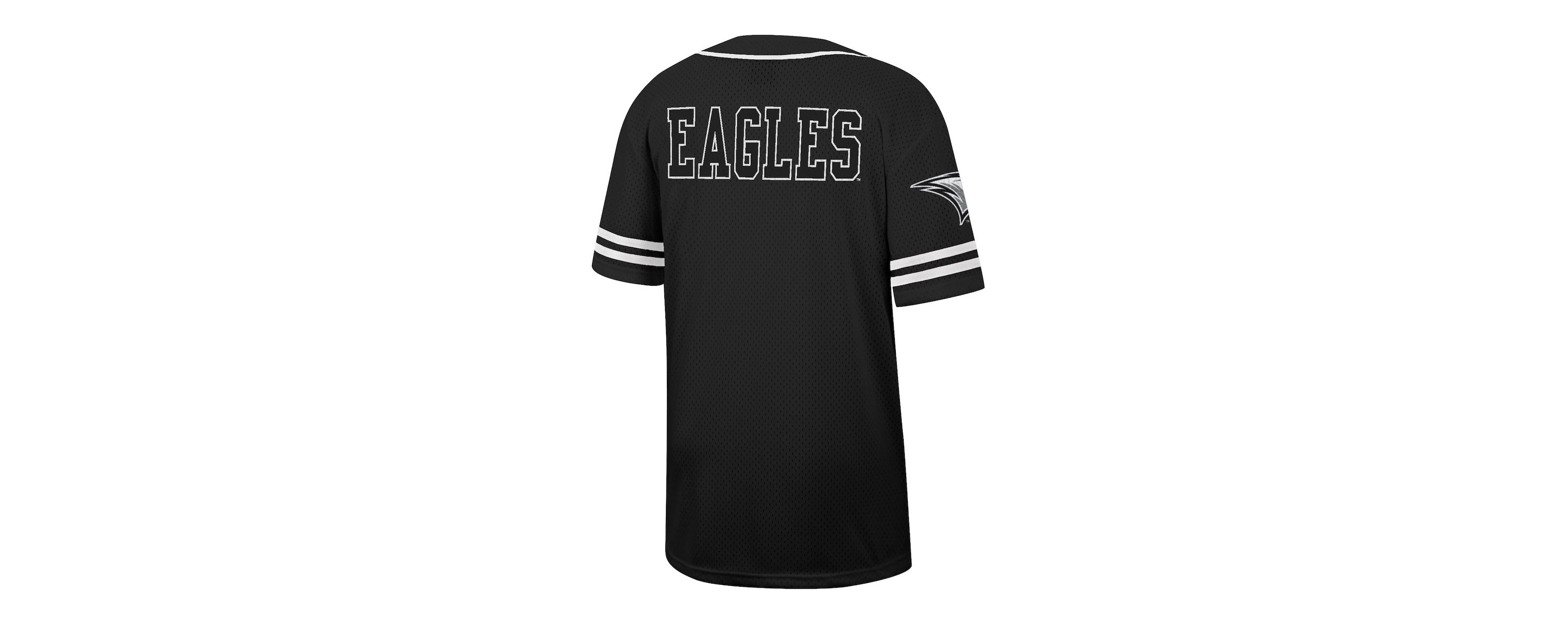 NC Central Eagles NCAA North Carolina Central Eagles Free Spirited Mesh Button-Up Baseball Jersey