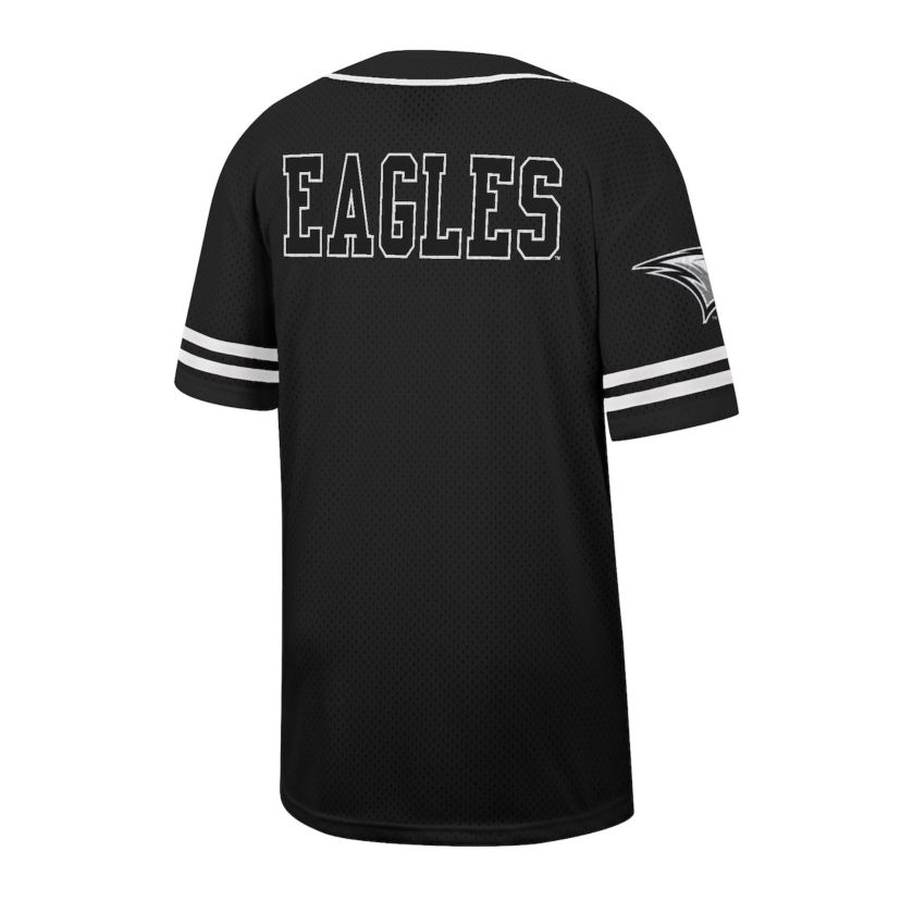NC Central Eagles NCAA North Carolina Central Eagles Free Spirited Mesh Button-Up Baseball Jersey