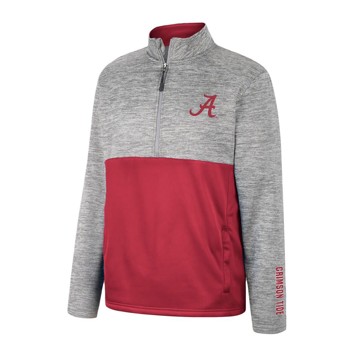 Alabama Crimson Tide NCAA Alabama Tide John Half-Zip Jacket