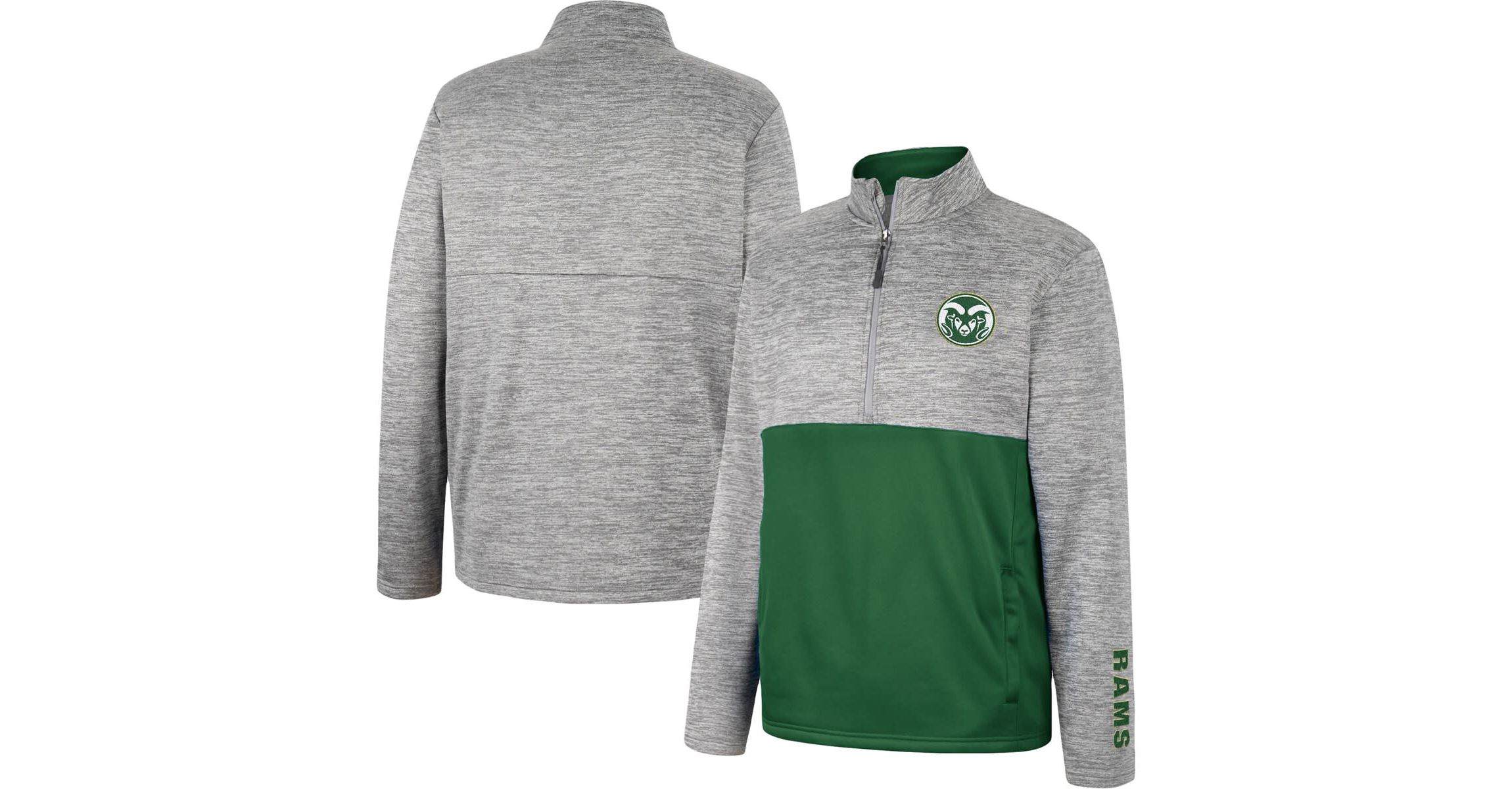 NCAA Colorado State Rams John Half-Zip Jacket
