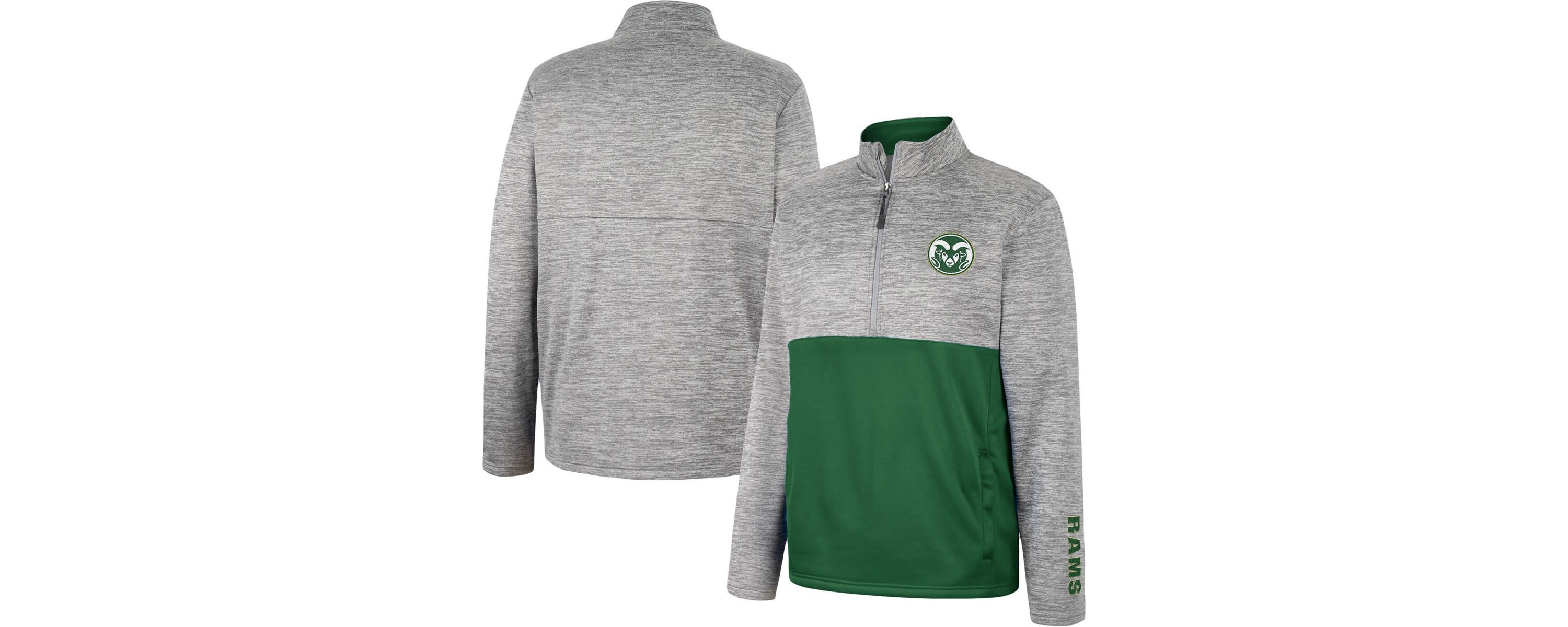 NCAA Colorado State Rams John Half-Zip Jacket