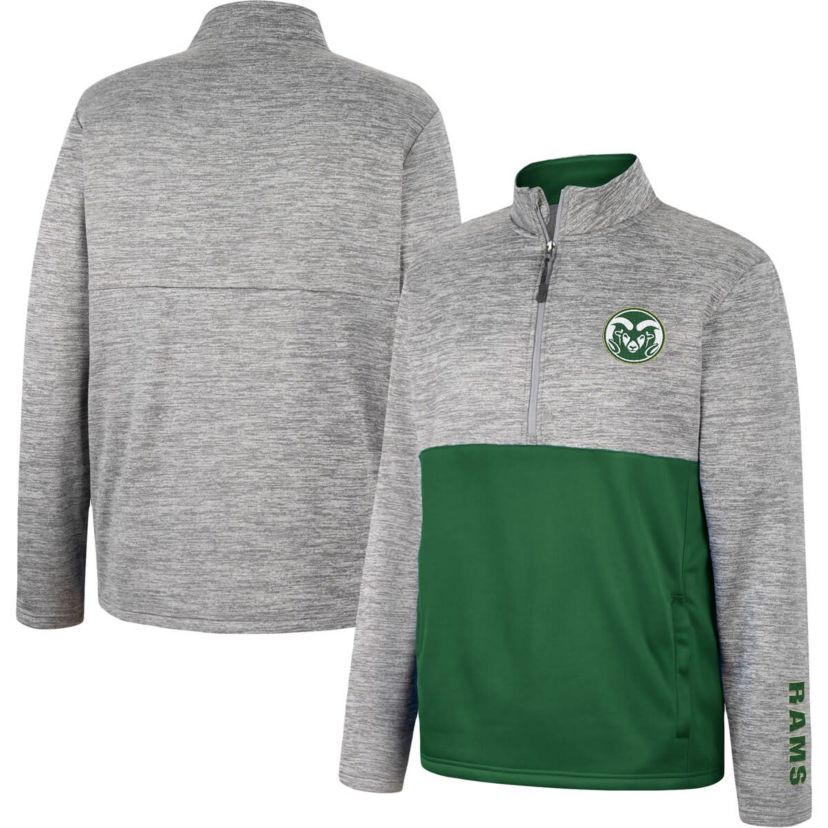 NCAA Colorado State Rams John Half-Zip Jacket