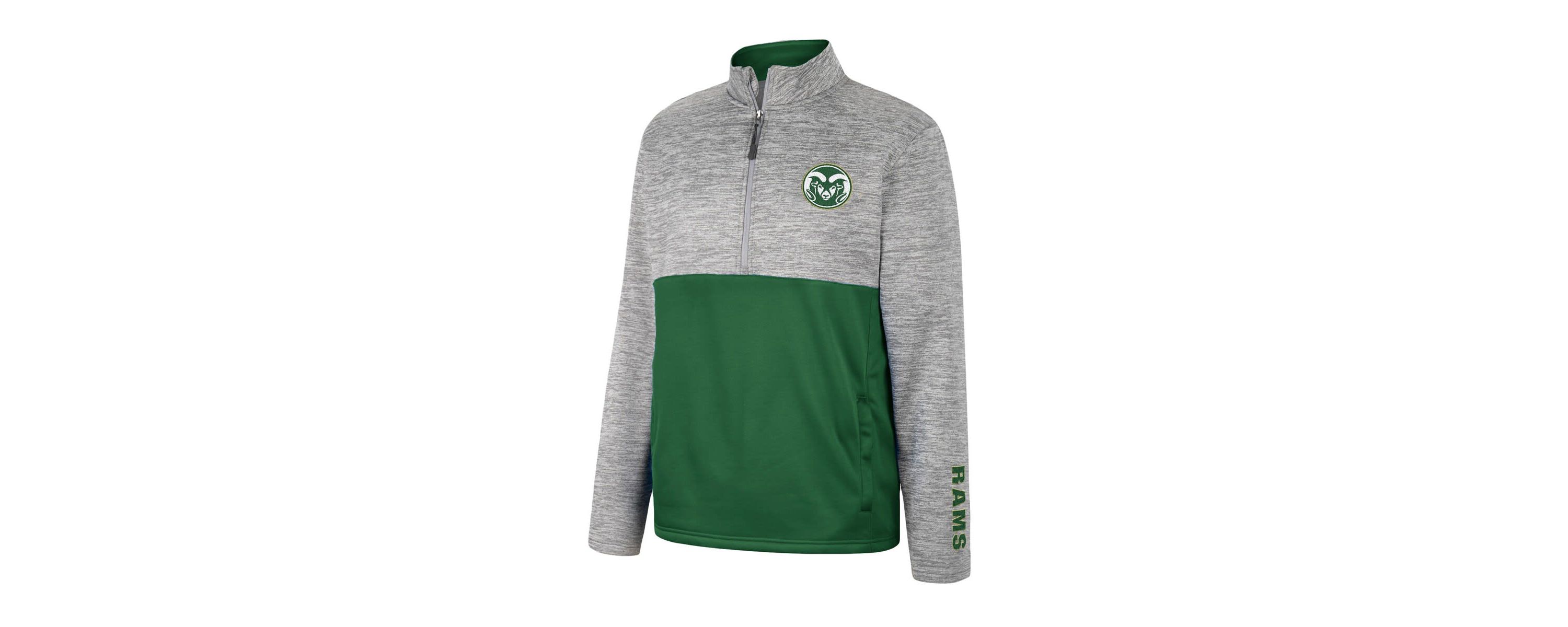 NCAA Colorado State Rams John Half-Zip Jacket