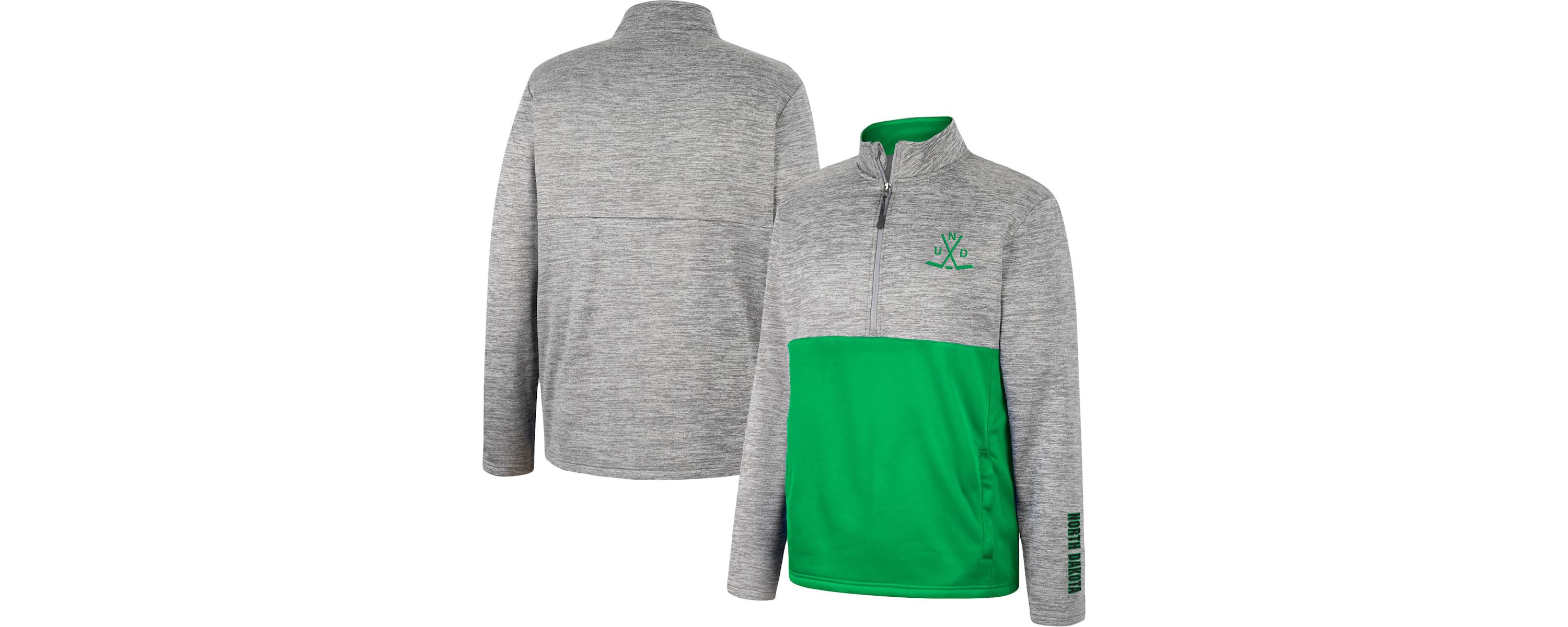 NCAA North Dakota John Half-Zip Jacket