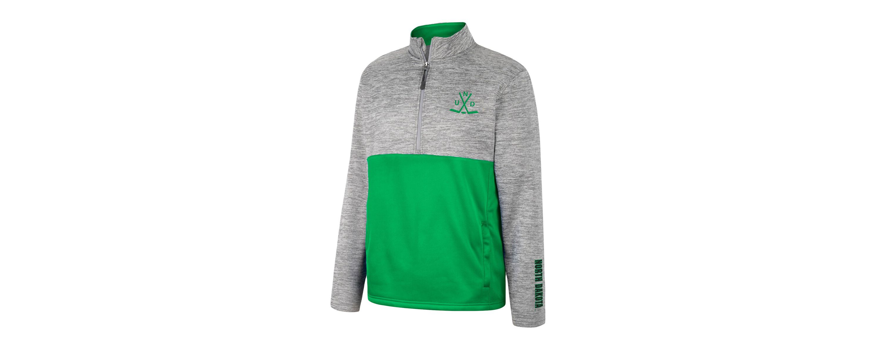 NCAA North Dakota John Half-Zip Jacket