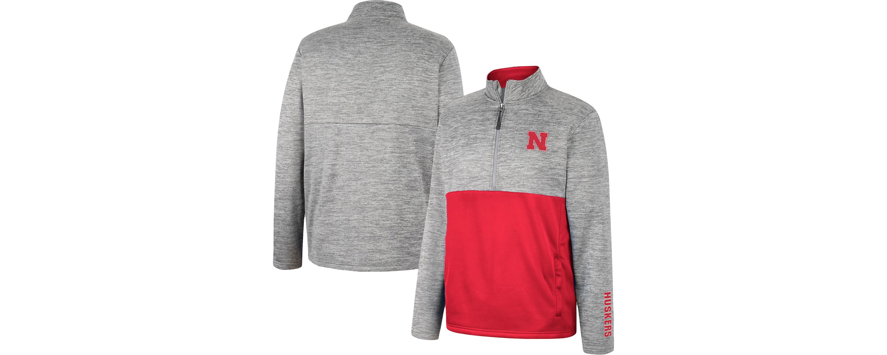 NCAA Nebraska Huskers John Half-Zip Jacket