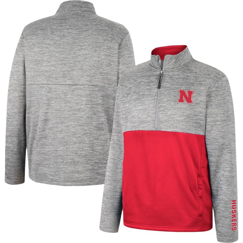 NCAA Nebraska Huskers John Half-Zip Jacket