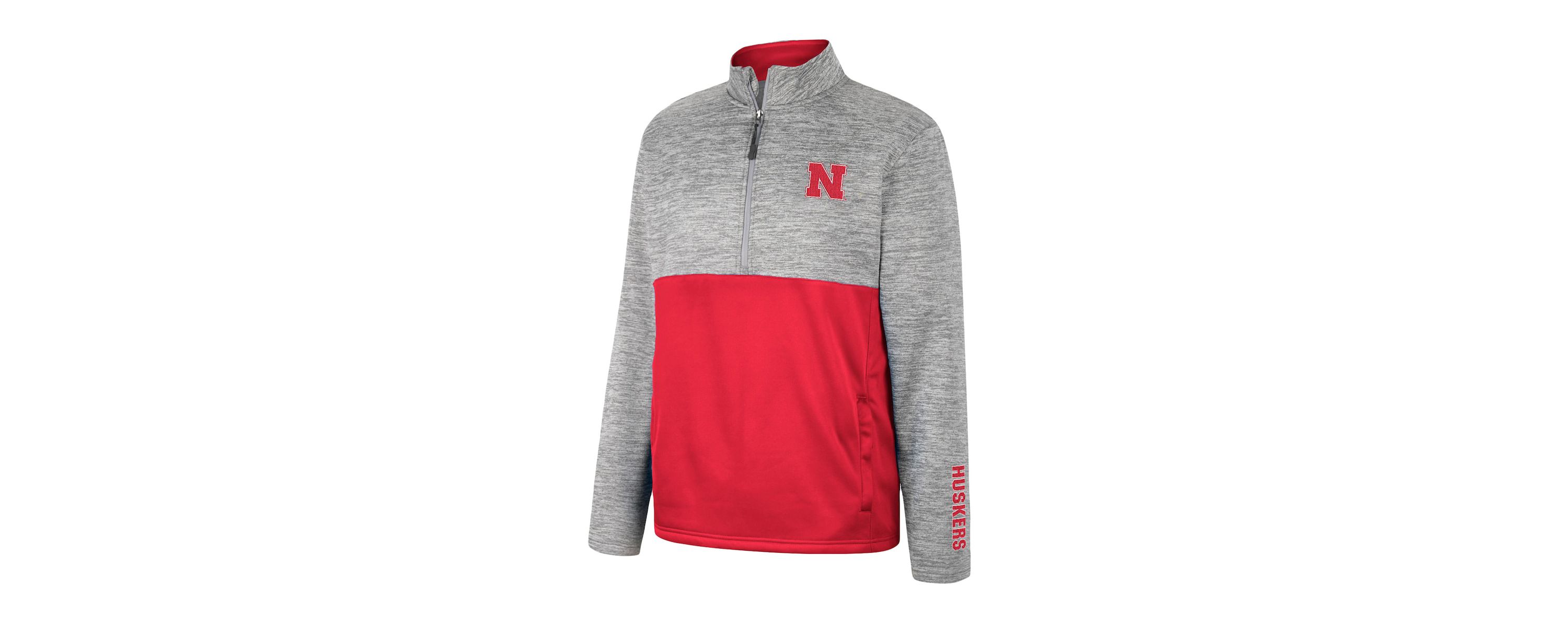 NCAA Nebraska Huskers John Half-Zip Jacket